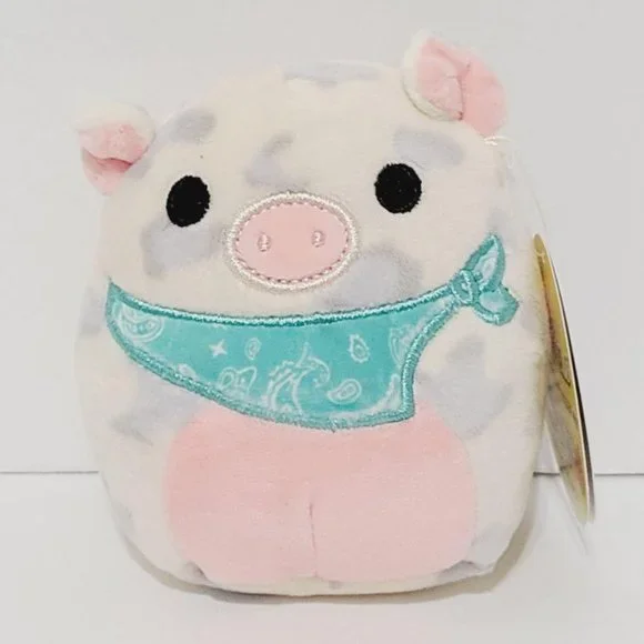 Squishmallow Rosie The Spotted Pig 4.5 Inch Kellytoy Marshmallow Soft Plush - Picture 1 of 4